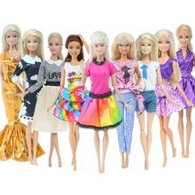 Vestido de muñeca a la moda para uso diario, falda, pantalones, chaleco de Jean, accesorios para casa de muñecas Barbie, 1 unidad 2024 - compra barato