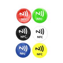 6PCS NFC Tags Stickers Anti Metal Ntag213 Adhesive Label Metallic Sticker Universal RFID Tag for NFC Phones 2024 - buy cheap