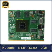Original K2000M K 2000M Graphic Video Card MXM 3.0 2GB CN-0D30WG N14P-Q3-A2 for Dell M4600 M4700 M4800 HP 8560W 2024 - buy cheap