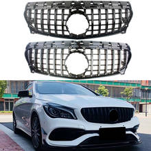 Front Bumper Racing Grill Billet Grille Cover For Mercedes-Benz W117 CLA-Class 2017-2019 GT 2024 - buy cheap