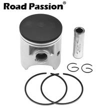 Road Passion Motorcycle STD +25 +50 +75 +100 59mm 59.25mm 59.5mm 59.75mm 60mm Piston Ring Kit For YAMAHA TZM150 TZM 150 2024 - buy cheap