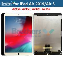 Сенсорный экран для iPad Air 2019 Air 3 ЖК-экран ЖК-дисплей для iPad Air3 A2153 A2123 A2152 панель сенсорного стекла дигитайзер 10,5'' 2024 - купить недорого