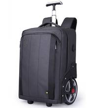 High capacity Travel Bags Men Business Rolling Luggage 20 inch Shoulder Suitcase Wheels Cabin Trolley laptop bag 2024 - buy cheap