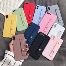 Candy Color Wriststrap Holder Case For Xiaomi Mi 9 lite SE A3 A2 Lite Note 10 Pro 5X 6X 8 lite 10T mi9 Pro cc9 cc9e matte cover 2024 - buy cheap
