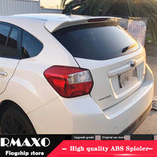 Para subaru xv spoiler 2001-2015 xv spoiler abs material de alta qualidade asa traseira do carro primer cor spoiler traseiro 2024 - compre barato