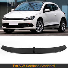 Centro de fibra de carbono lábio instalado sob o amortecedor dianteiro Front bumper lip PARA VW Scirocco Padrão Apenas 10-13 não R 2024 - compre barato