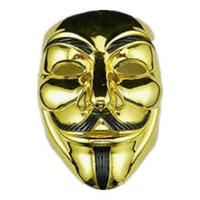 2021 V for Vendetta Mask Anonymous Guy Fawkes Fancy Adult Costume Accessory Party Cosplay Halloween Masks 2024 - buy cheap