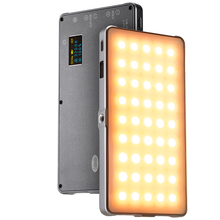 Luz de led rgb para fotografia, 3200 k-5600k, iluminação regulável para câmera dslr, lâmpada de preenchimento para celular, 4000mah, recarregável 2024 - compre barato
