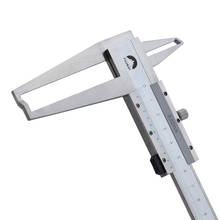 FUJISAN-calibrador Vernier de 7-150/200/300mm, 0,02mm, herramientas de medición de garra larga con ranura de 2024 - compra barato