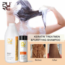 Purc alta qualidade 8% formlain 1000ml tratamento de cabelo queratina brasileira 100ml purificar shampoo reparação danificado produtos cuidados com o cabelo 2024 - compre barato