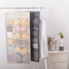 Wardrobe Storage Bag Foldable Hanging Organizer Underware Bra Socks Multi Pockets Bag Oxford Fabric Hang Storage Organizer Bag 2024 - buy cheap