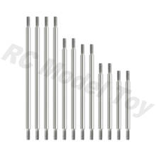 Stainless Steel Metal Pull Rod Kit 12pcs for 1/10 RC Crawler Car Traxxas Trx6 G63 Chassis Upgrade Parts 2024 - buy cheap