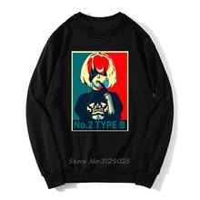 Nier Automata 2B Poster hoodies Japan Anime Game Novelty Hoodie Men Autumn Winter Pullover Sweatshirt Streetwear Harajuku 2024 - buy cheap