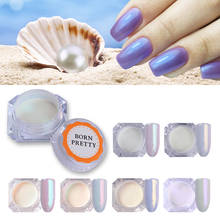1 Box Pearl Shell Glitter Powder Glimmer Shimmer Nail Art Dust Pigment Magic Chrome DIY Nail Decorations UV Gel Polish 2024 - buy cheap