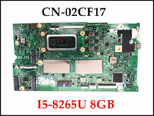 High quality CN-02CF17 For Dell Insprion 13 7386 Laptop Motherboard 2CF17 I5-8265U 8GB RAM Fully Tested 2024 - buy cheap