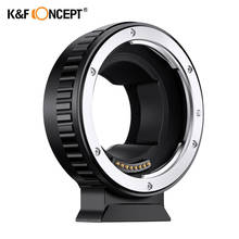 K & F Concept-Adaptador de montura EF a E, anillo adaptador electrónico de enfoque automático para lente de EF-S Canon EOS EF a montaje de cámara Sony E NEX 2024 - compra barato