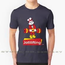 Модная Винтажная Футболка Jollibee, Филиппинская футболка с откидной крышкой Jollibee 2024 - купить недорого