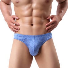 Brand Low Waist Sexy Men Underwear Briefs Gay Penis Pouch Men Bikini Brief Panties Man Sleepwear 2024 - buy cheap