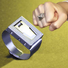 Women Men Stainless Steel Ring Mini Fold Pocket Knife EDC Tool Self Defense Ring Safety Survival Multi-functional Ring Jewelry 2024 - buy cheap