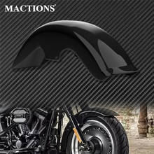 Motorcycle Gloss Black Front Fender Mudguards ABS Plastic Cover For Harley Softail 2006-2017 Fat Boy Special FLSTF 1450 2024 - buy cheap