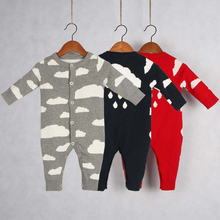 Baby Boy Cotton Knitted Rompers Toddler Girl Spring Autumn Warm Jumpsuit Newborn Long Sleeve One Piece Jumpsuits Baby Clothes 2024 - buy cheap