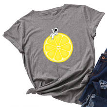 Women's Tops T Shirt New Lemon Tshirt for Women T-shirt Graphic Funny Print Cotton Tshirt Summer Top Tees Female 2024 - buy cheap