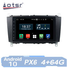AOTSR-Radio con GPS para coche, reproductor Multimedia con Android 10, para Mercedes Benz clase C W203 2004 - 2007 CLC clase G W467 2008 - 2011 2024 - compra barato
