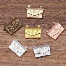 5pcs 15*20*4mm Metal Purse Accessories Parts For DIYJewelry Making Supply Mailer Lockets Can Open Necklace Handmade Pendants 380 2024 - buy cheap