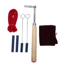 Quality Professional Portable Lever Jujube Piano Tuning Tuner Mute Kit Tools And Case Piano Tuning Lever Tools Kit Mute Hammer D 2024 - buy cheap