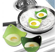 Cápsulas de silicona para escalfador de huevos, molde para hervir huevos, utensilios de cocina para hacer tortitas, Color aleatorio, 1 unidad 2024 - compra barato