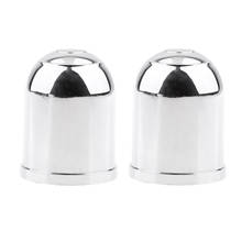 2x Chrome 50mm Towing Ball Cover Hitch Tow Bar Cap for Car Trailer Camper 2024 - buy cheap