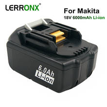 BL1860 18V 6000mAh Li-ion Cordless Power Tool Replacement Rechargeable Battery for Makita BL1830 BL1815 BL1840 BL1850 Batteries 2024 - buy cheap