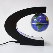 Globo de levitación magnética flotante, lámpara de bola con mapa del mundo, iluminación fresca para oficina, decoración del hogar, lámpara de globo terrestre 2024 - compra barato