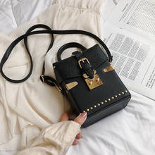 Female Rivet Crossbody Bags For Women 2022 Leather Luxury Handbag Designer Sling Sac A Main Ladies Hand Shoulder Messenger Bag 2024 - buy cheap