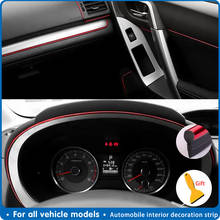 Car Styling Universal DIY Flexible Interior Moulding Trim Strips Car Accessories Decoration Strip Auto Dashboard 5M Edge Sticker 2024 - buy cheap