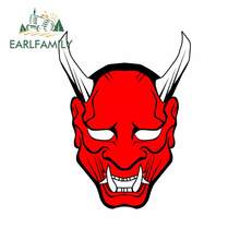 EARLFAMILY 13cm x 9.7cm For Devil Satan Car Stickers Cartoon Decal Vinyl Car Wrap Waterproof Custom Printing For JDM SUV RV 2024 - buy cheap