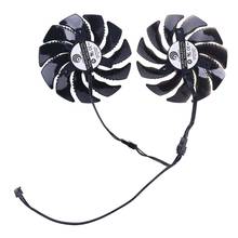 Ventilador resfriador 4pin embutido, 88mm para placa gráfica gigabyte geforce gtx 1660 2024 - compre barato