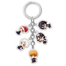 10 Pcs/Lot Anime Bleach Acrylic Keychain Pendant Toy Gift 2024 - buy cheap