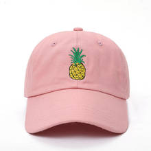 VORON men women Pineapple Dad Hat Baseball Cap cotton Style Unconstructed Fashion Unisex Dad cap hats bone garros 2024 - buy cheap