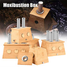 Bamboo Moxibustion Moxa Burner Box Acupuncture Relaxation Roller Stick for Smokeless Moxibustion Roll Stick Acupoint Massage 2024 - buy cheap