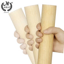 Tubo agitador para percussão cor de madeira mbat m, instrumento musical de percussão para crianças, formato de tubo de areia 2024 - compre barato