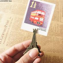 1PC Retro Style Eiffel Tower Metal Clips Photo Bookmark Decoration Clip Clamps Stand Card Desktop Message Crafts Gifts Organizer 2024 - buy cheap
