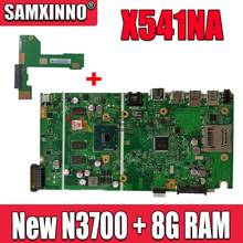 New ! SAMXINNO X541NA Laptop motherboard for ASUS VivoBook Max X541NA X541N mainboard 8GB-RAM N3700 CPU + HDD board 2024 - buy cheap