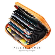 Credit Card Holder Thin ID Card Case Unisex Bank Card Wallet Business Mini Leather Card Case Women's ID Bag Female Change Bag 2024 - buy cheap