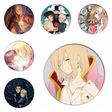 Japan Howl's Moving Castle Cosplay Backpack Badges Sophie Brooch Pins Icon Anime Collection Toys Breastpin for Clothes 2024 - buy cheap