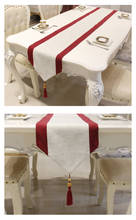 Toalha de mesa estilo minimalista, tecido retrô, bandeira sólida de mesa de café clássica chinesa 2024 - compre barato