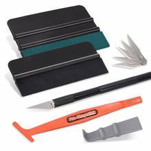 EHDIS Car Wrap Film Tool Kit Set Carbon Fiber Foil Vinyl Plastic Squeegee Window Tint Sticker Scraper Metal Carving Knife Cutter 2024 - buy cheap