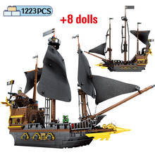 City Technica Pirates of the Caribbean Pirate Ship Building BlocK Black Pearl Boat Island Wharf Bricks Toys For Children 2024 - buy cheap