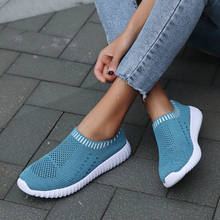 Women Sneakers Shoes Woman white Sock Sneakers Slip On Knitted Vulcanized Shoes tennis Trainers Zapatillas Mujer Deportiva 2024 - buy cheap