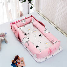 Cribs For The Baby Portable Baby Nest Bed for Boys Girls Travel Bed Infant Cotton Cradle Crib Baby Bassinet Newborn Bed 2024 - buy cheap